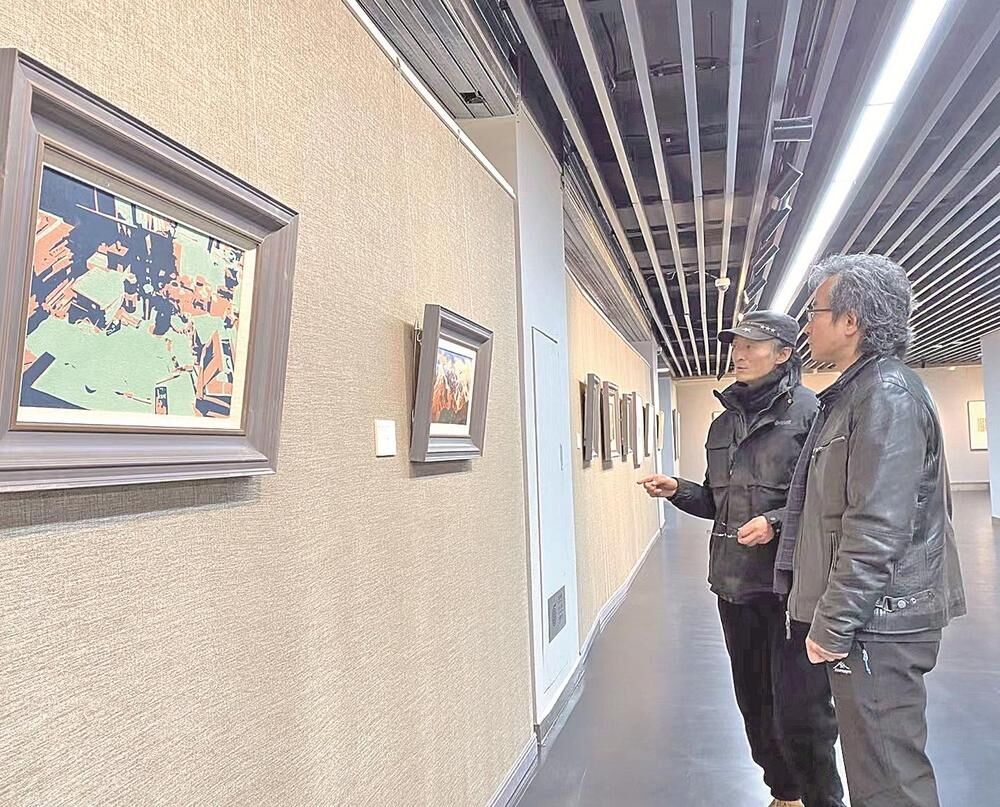 “到江源飲水 與時(shí)代同行——青海畫院第二屆院展”開展