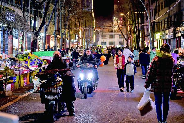 夜幕下的下南關街