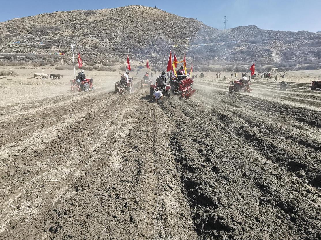 青海班瑪縣進(jìn)入春耕時節(jié)